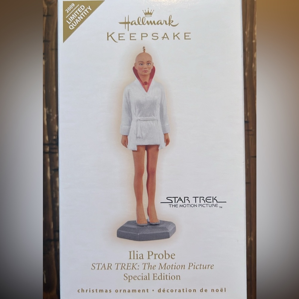 2009 Limited Edition Star Trek Ilia Probe hallmark ornament